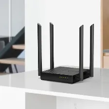 Ruteador Inalambrico Tp-link Archer C64 4 Ant., Wi-fi 5 (802.11ac), 4 Rj-45, 1200 Mbit/s, Negro